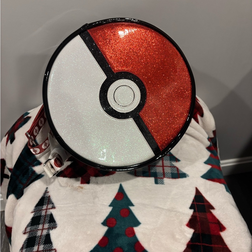 Loungefly Red and White Poké Ball Kids Bag